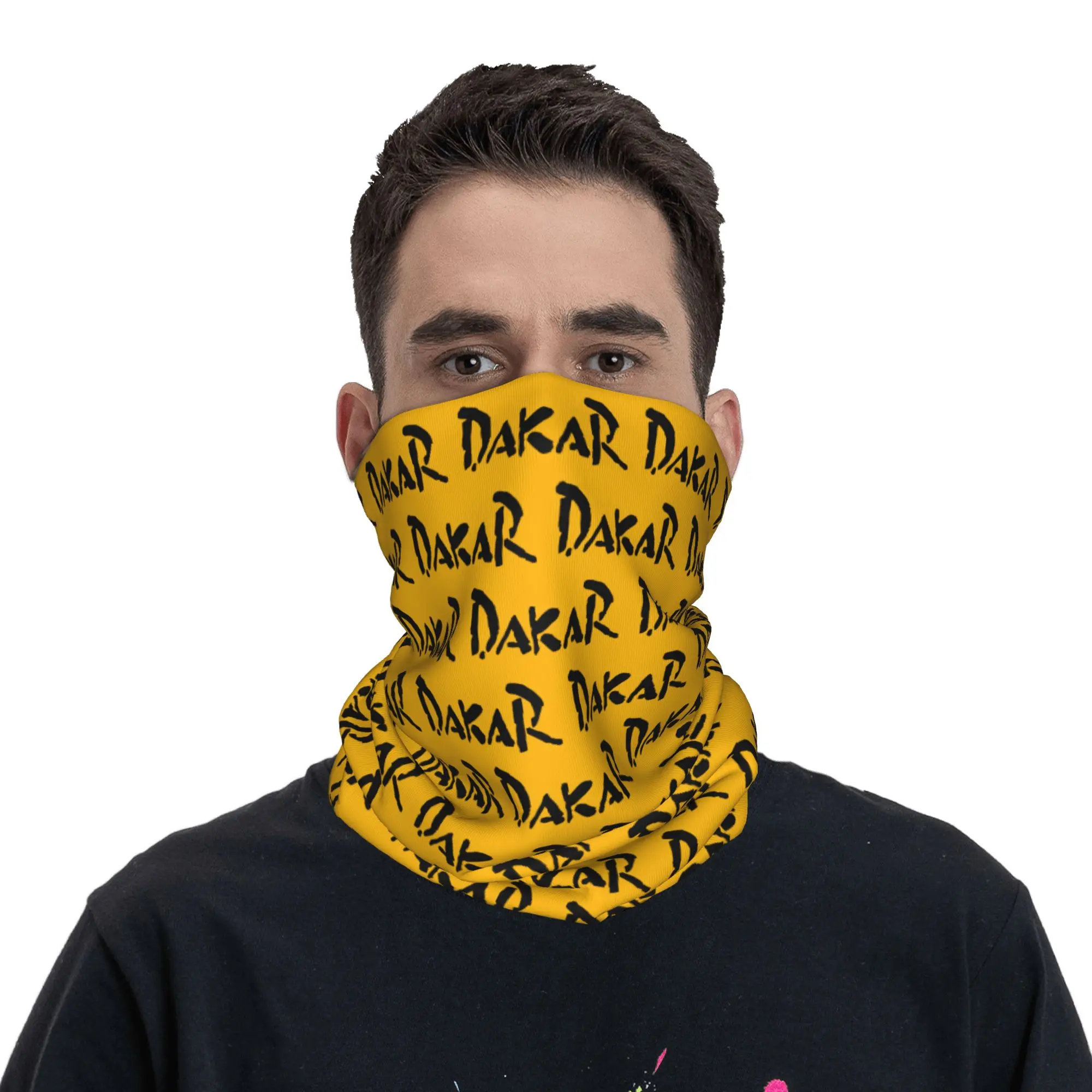 Lightweight polyester neck gaiter packable design