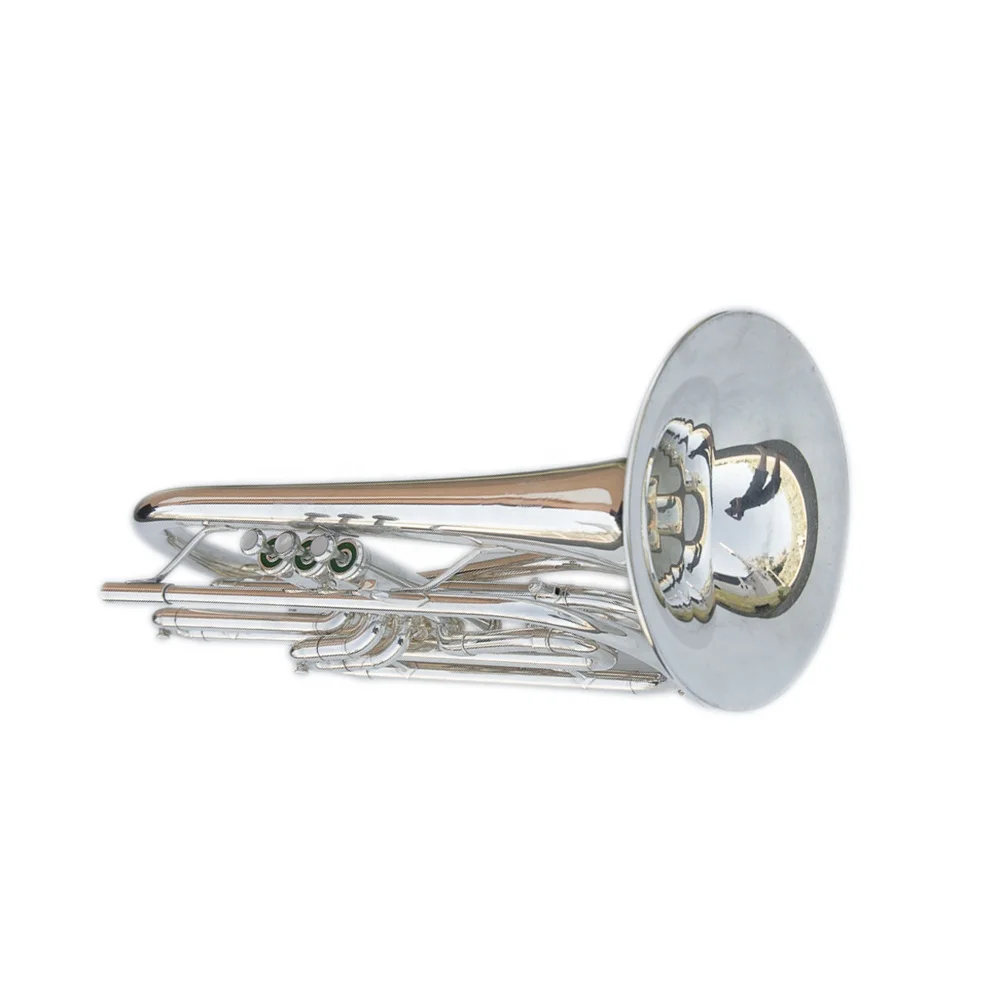 SEASOUND Cheap High Quality Bb Gold Marching Instrument Trombone JYMTB1312