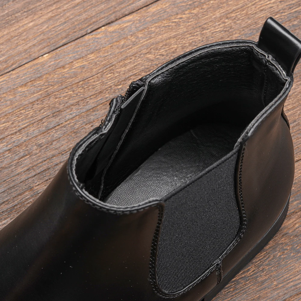美品DIALOGUE LACE STR8JKT BOA インソールブーツケース付 Size 7~13 Men Chelsea Boots Italian Style Ankle Boots soft