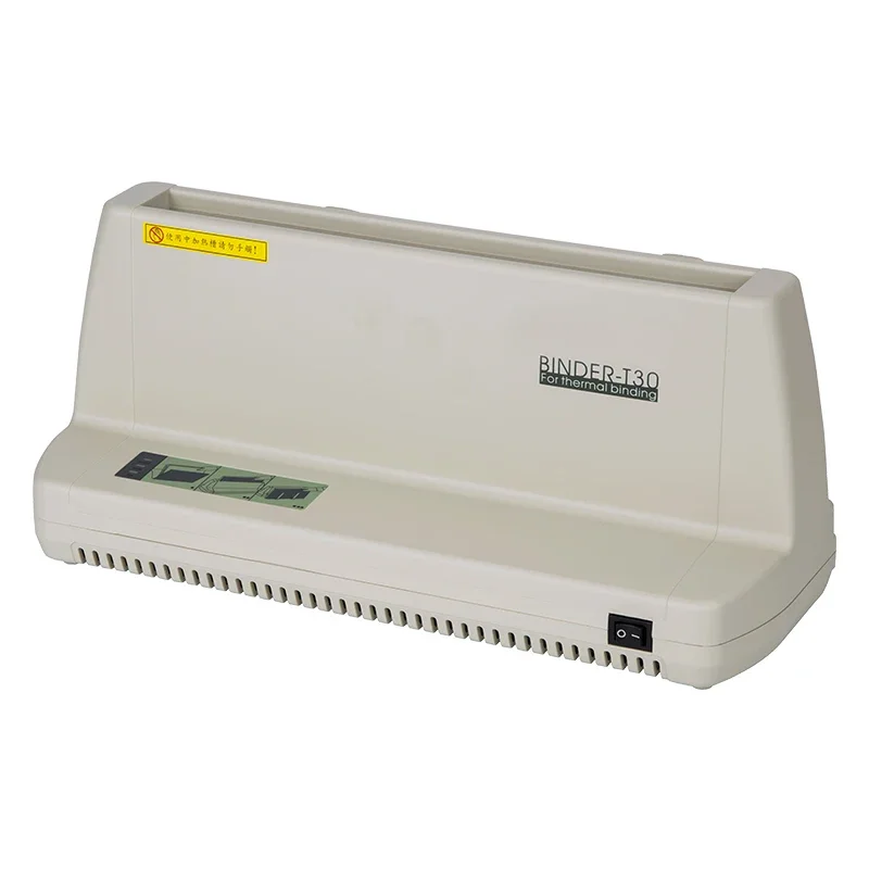 새로운 T30 핫멜트 바인딩 기계 접착제 바인딩 문서 계약 텍스트 A4 팩 배송..