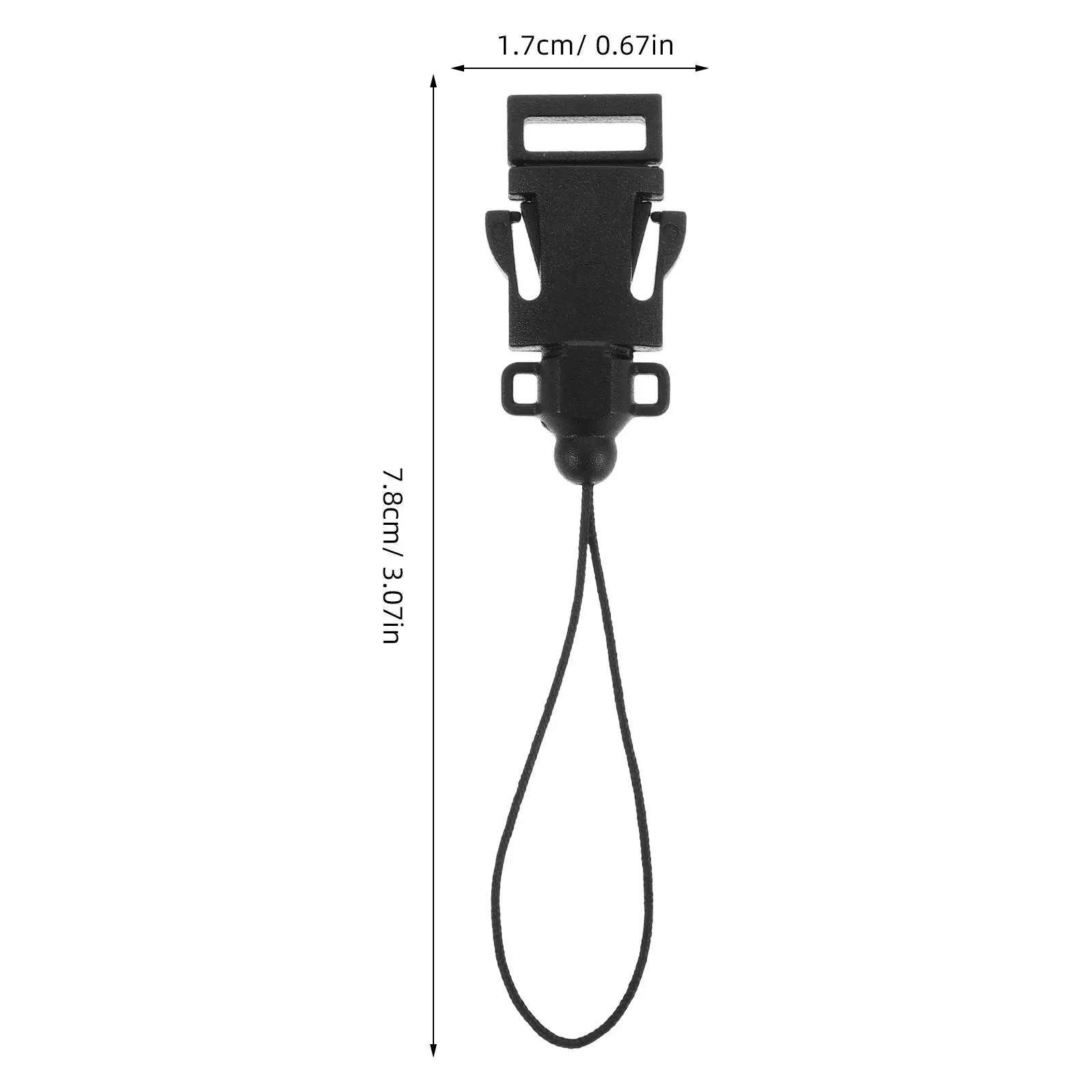 4Pcs 카메라 스트랩 클립 퀵 릴리스 버클 커넥터 짧은 Dslr 미러리스 카메라 루프 스트랩 어댑터 블랙 버클