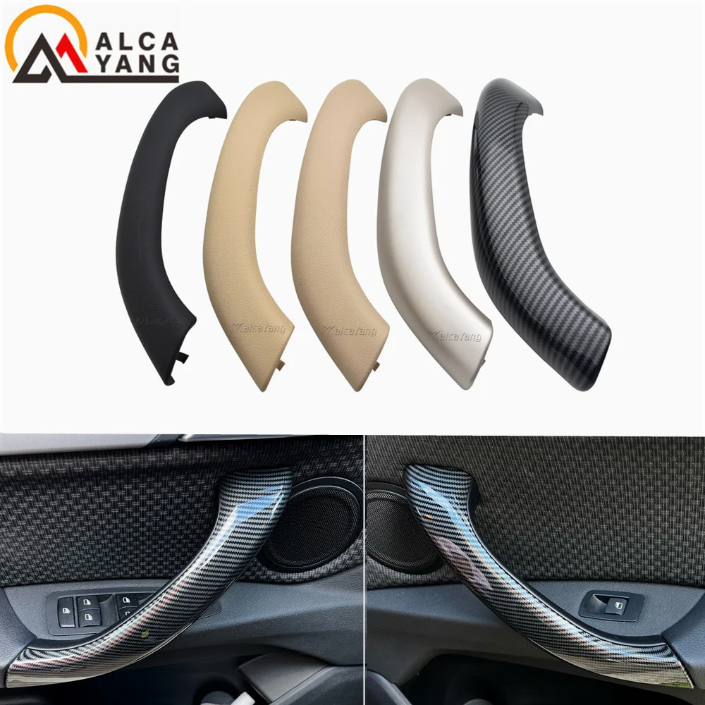 

Внутренняя дверная ручка из углеродного волокна, внешняя крышка, отделка, замена для BMW X1 X2 F48 F49 F39 2016-2020