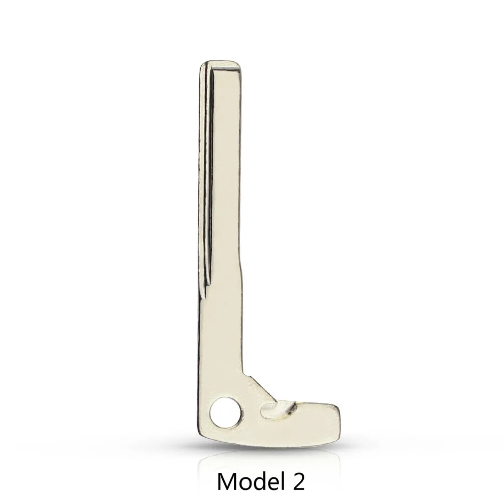 Dandkey Replacement Smart Key Blank For Mercedes Benz 2008 A E S G CLK SLK ML Class W220 Smart Chrome Uncut Key Blade Insert Key Case Car Key