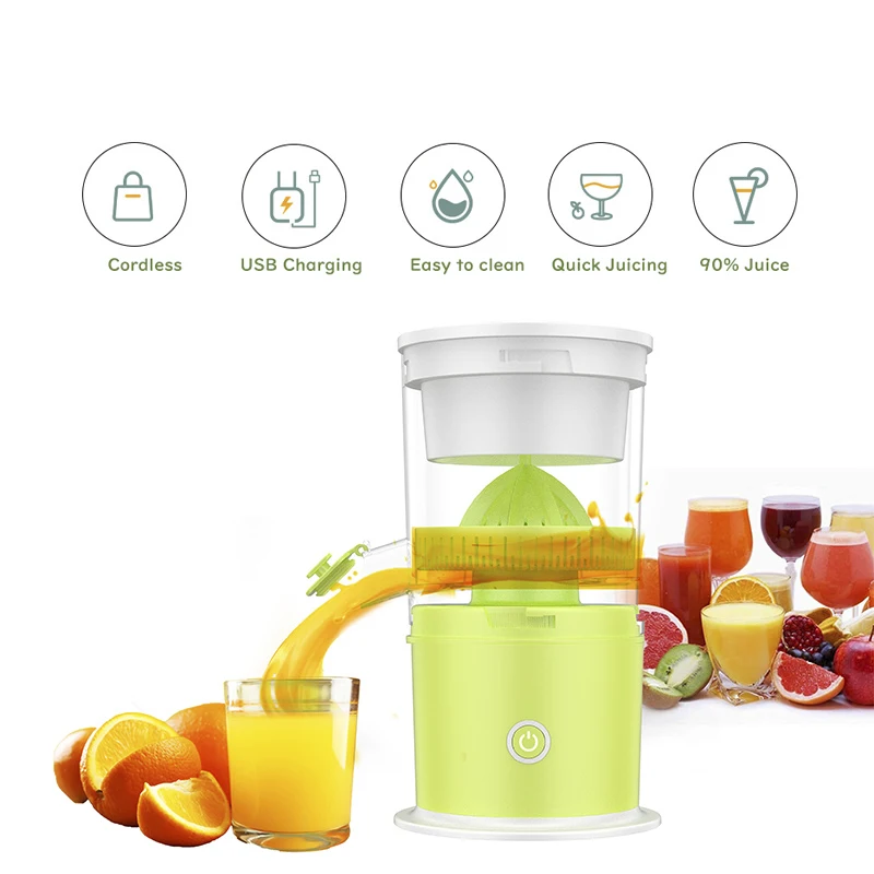 Multi-functional Electric Juicer 360° Portable Auto Orange Citrus