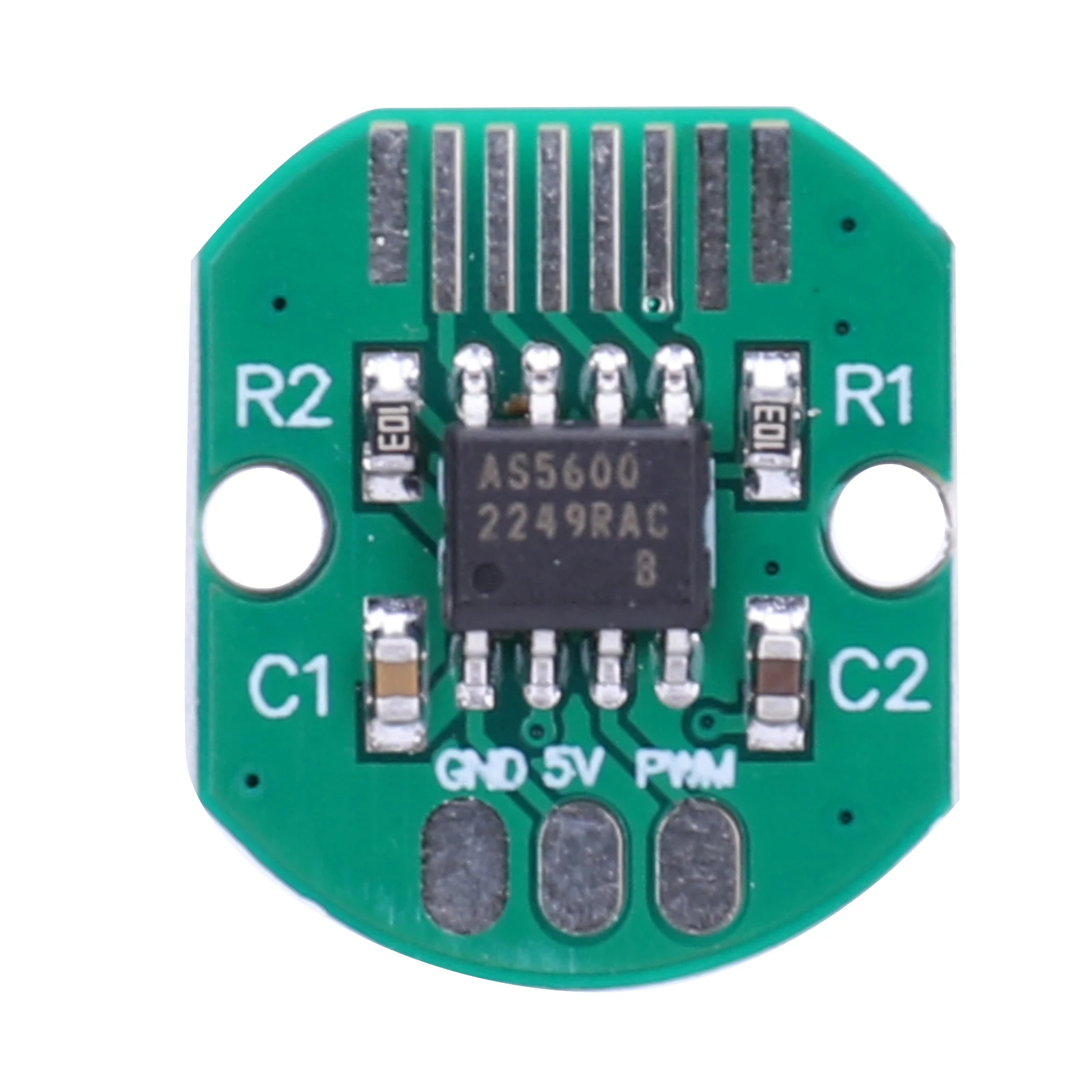 【Direct-sales】 AS5600 Magnetic Rotary Encoder PWM I2C Interface Magnetic Position Sensor Encoder with 3-pin Wire for Brushless Gimbal Motor.