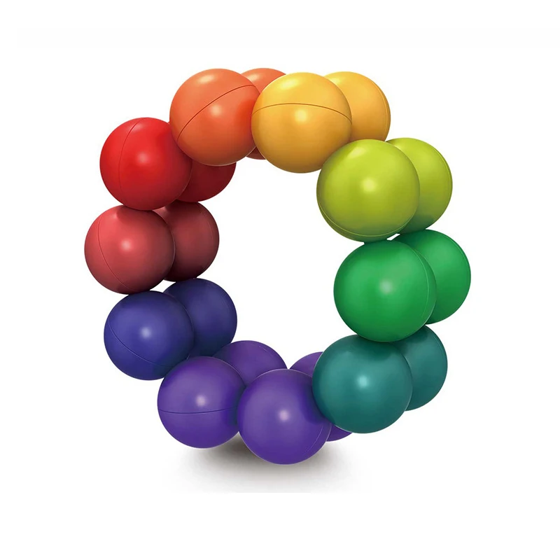 Infinity Rainbow Ball Sensory Fidget Toys For Anxiety Autism Cubo Antiestres Juguetes Antiestrés Para Adulltos Niños 4