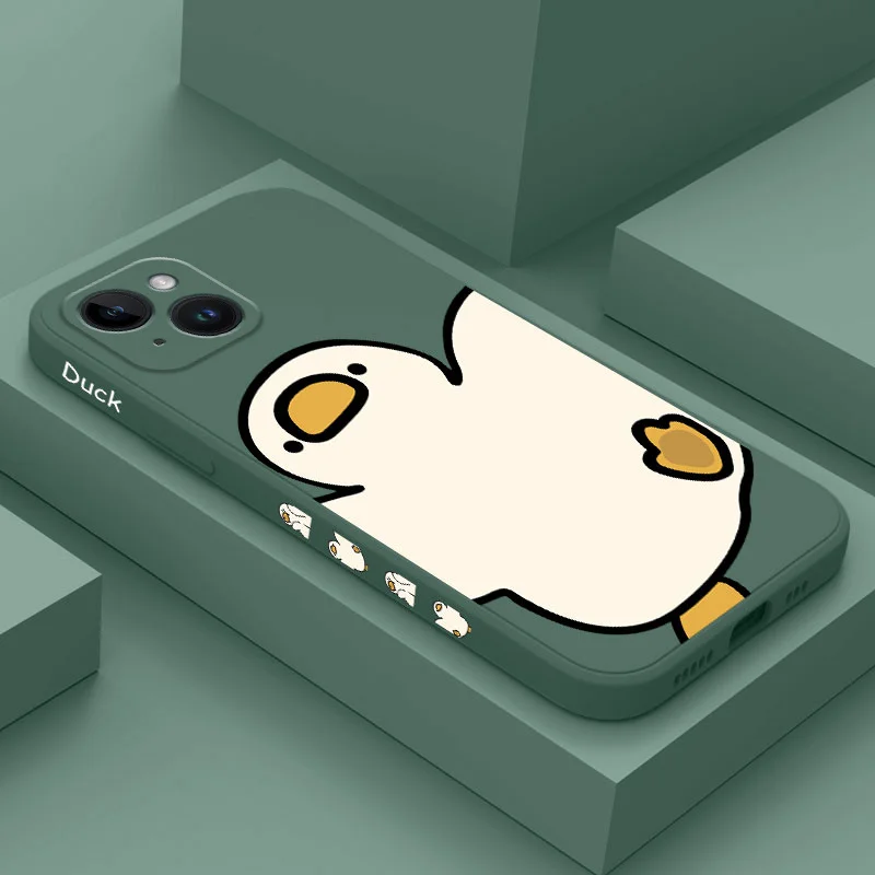 Charming Duck Silicone Phone Case Cover