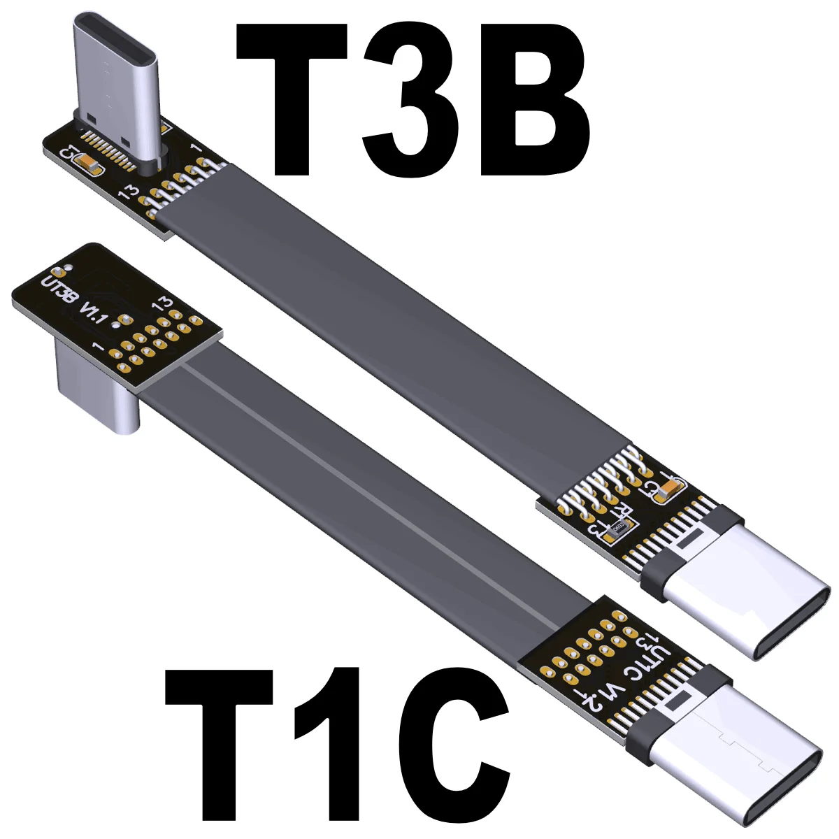 extensão plana, 10Gbps, Gen2, USB 3.1, dobra,