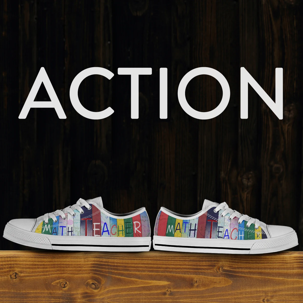 Math Teacher Low Top Shoes Women Sneakers Autumn Women's Canvas Shoes Autumn Women's Canvas Shoes