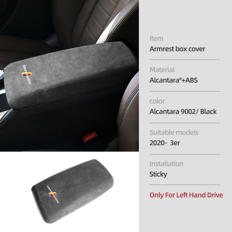 TPIC Alcantara For BMW G20 G23 G28 325i 3 Series M Performance Sticker  Armrest Box Panel Cover Trim Interior Car Accessories - AliExpress