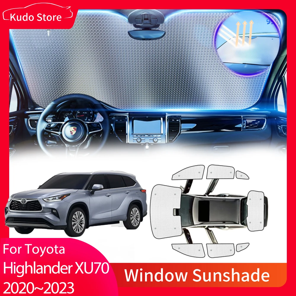 

Козырек на лобовое стекло для Toyota Highlander XU70 Kluger XLE AWD XSE 2020 ~ 2023 2021 2022