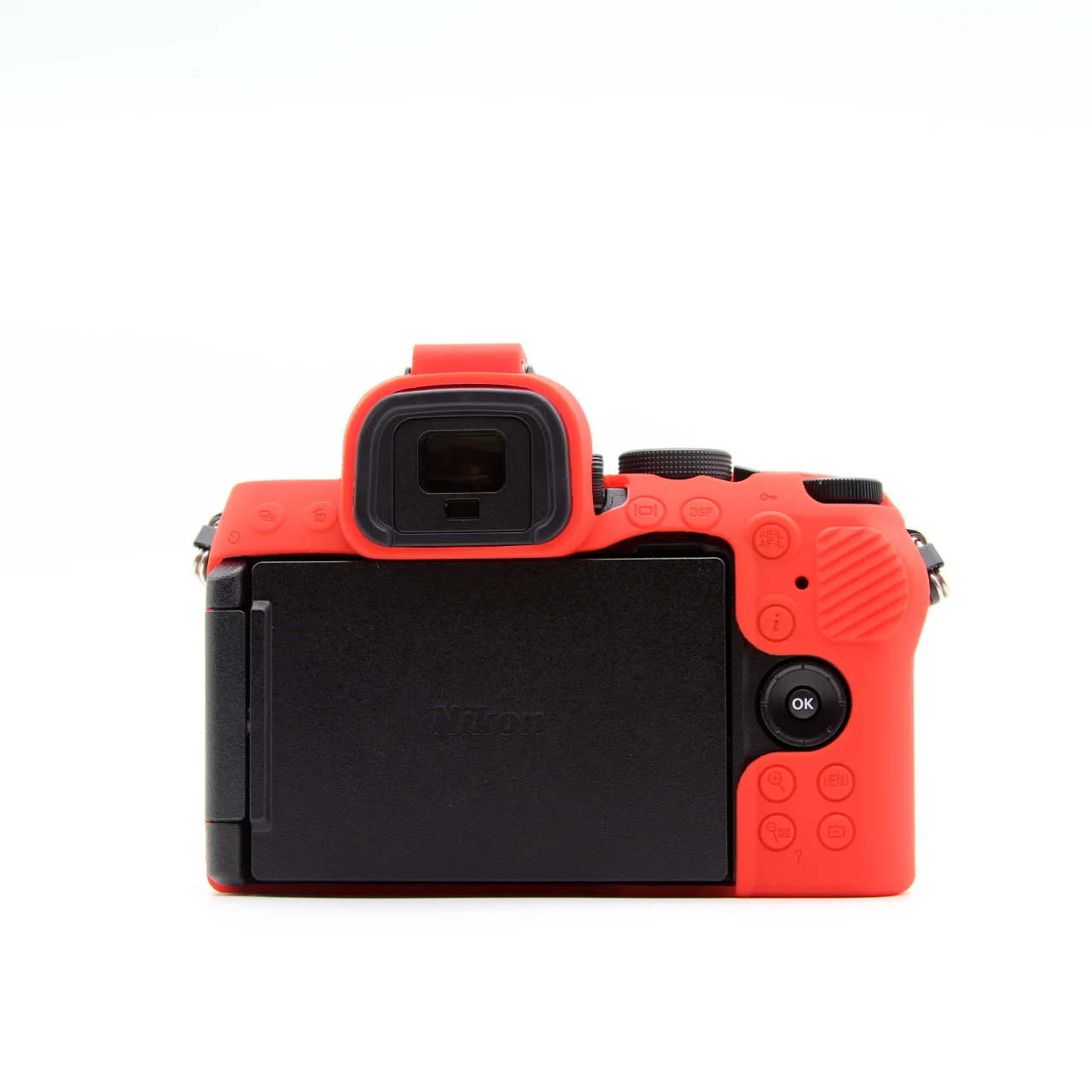 Nikon Z50 II 광택 매끄러운 고무 부드러운 실리콘 케이스 갑옷 카메라 바디 커버 보호 프레임 스킨 미러리스 카메라