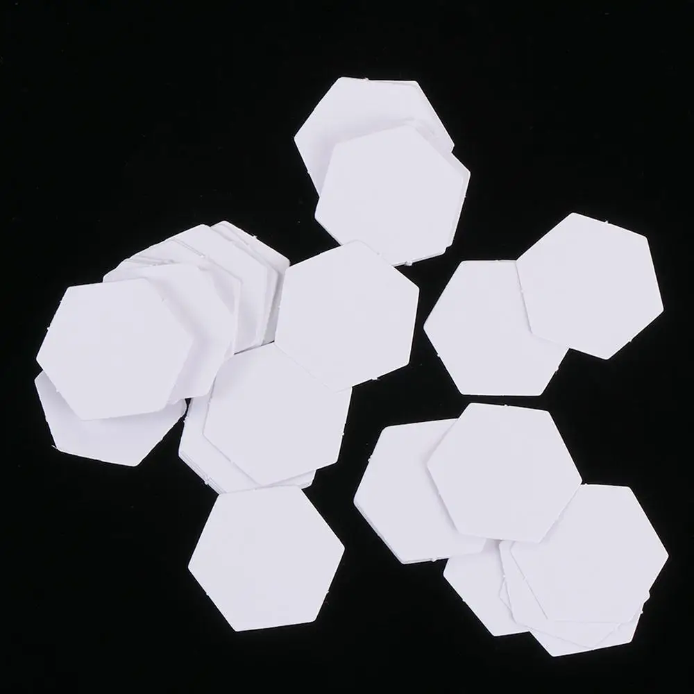 100PCS Hexagon Templates for Patchwork Paper Sewing Craft DIY Garment Fabric Sewing Tools Accessories