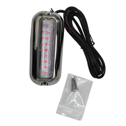 Underwater Waterproof Marine Navigation Light with High - Intensity LEDs (50W 27 LED Red)