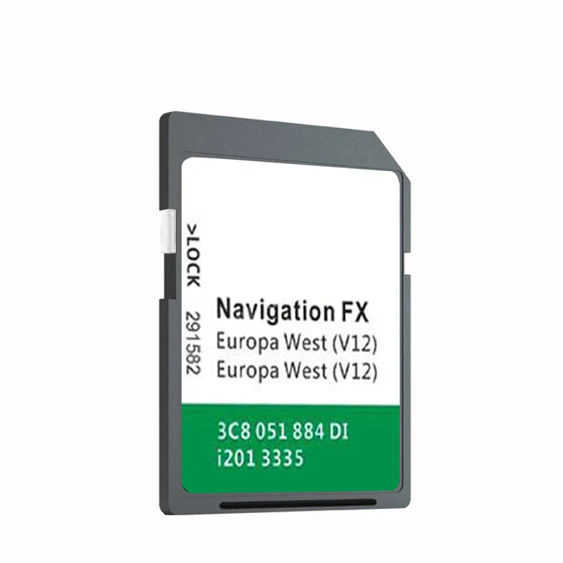 GPS 네비게이션 SD 맵 카드, VW 아마록 (2H) 2010 2019 유럽 SAT NAV용, 8GB FX V12 웨스트