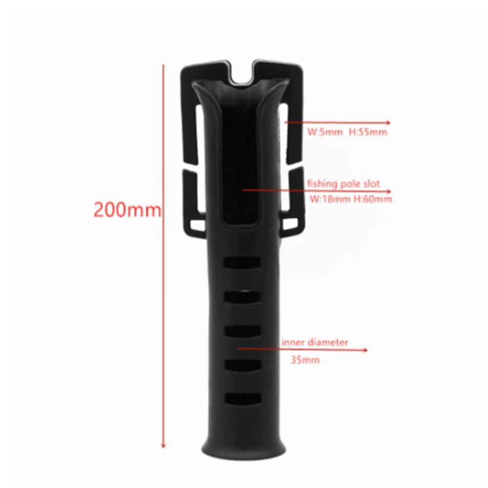 Description Picture 5 of itemAdjustable Waist Fishing Rod Holder Fishing Rod Pole Inserter Portable Belt Rod Holder Fishing Gear Tackles Accessories New