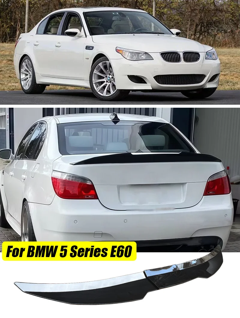 Für BMW Zubehör 5er Serie E60 E61 F10 G30 Auto Heckspoiler Lippe Flügel Entenschnabel 3-teilig ABS – Detail 1