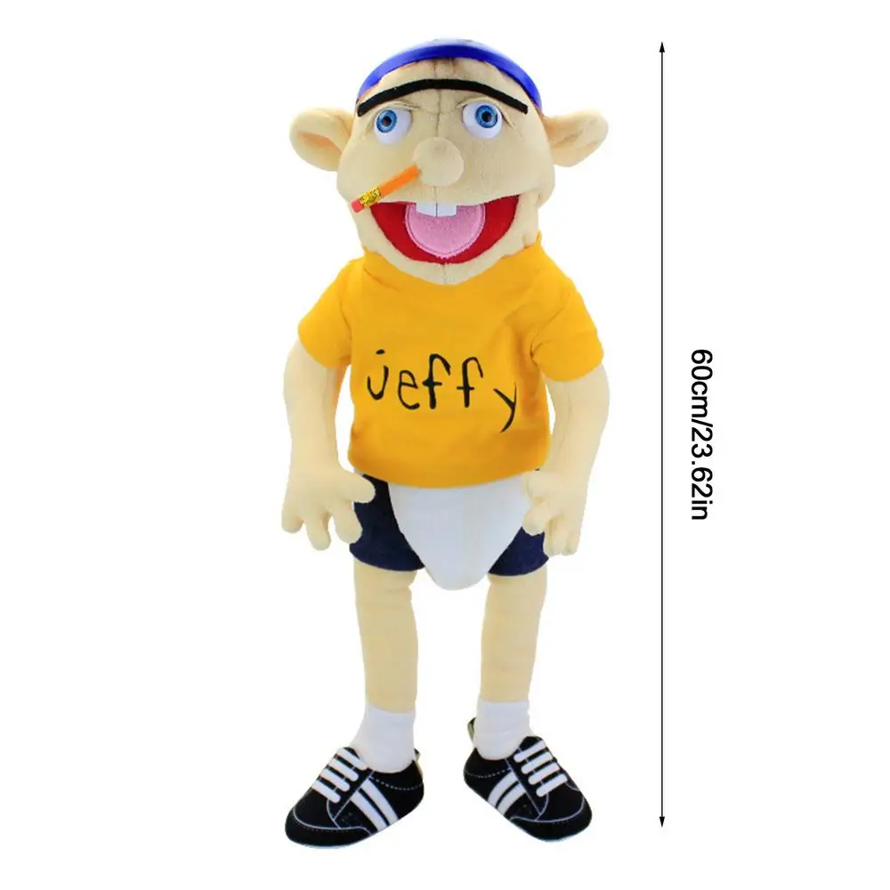 60cm Jeffy Marionnette Jeffy Hand Puppet Cartoon Peluche Toy Poupée Poupée  Enfants Cadeau 2023 Nouveau