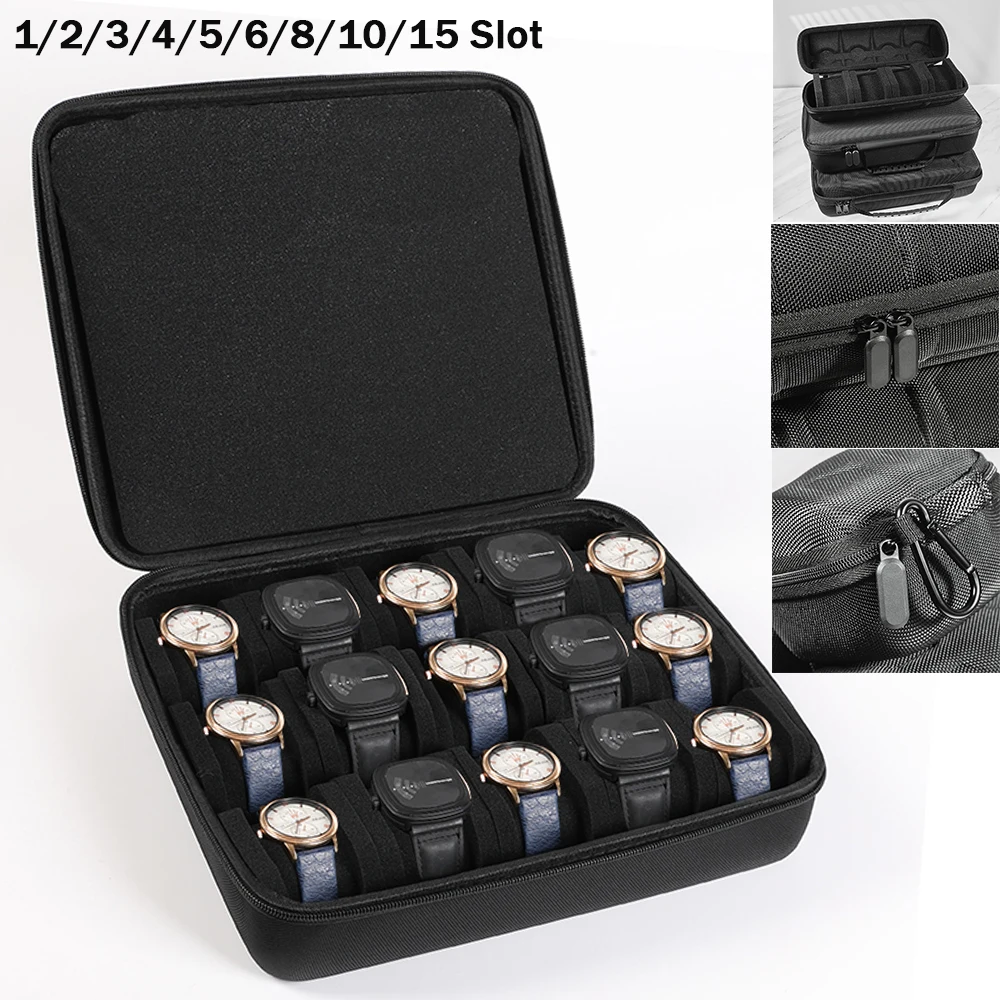 Watch Storage Box Organizer Case for Men Women Wristwatches Smart Watches watch storage box watch storage pouch watch storage bag