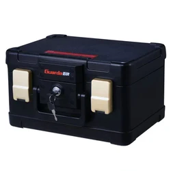 Safes & Door Locks - 30 Minute Fire Safe Waterproof Safe Box Chest with Carry Handle, Small, 1102 4.3 litre , Black