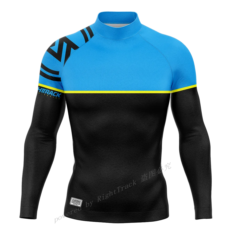 Rt Summer Rashguard Men's Long Sleeve Surfing Shirts Quick Dry Uv Protection Swim Wear Rash Guard Swimming Tight Surf T Shirts