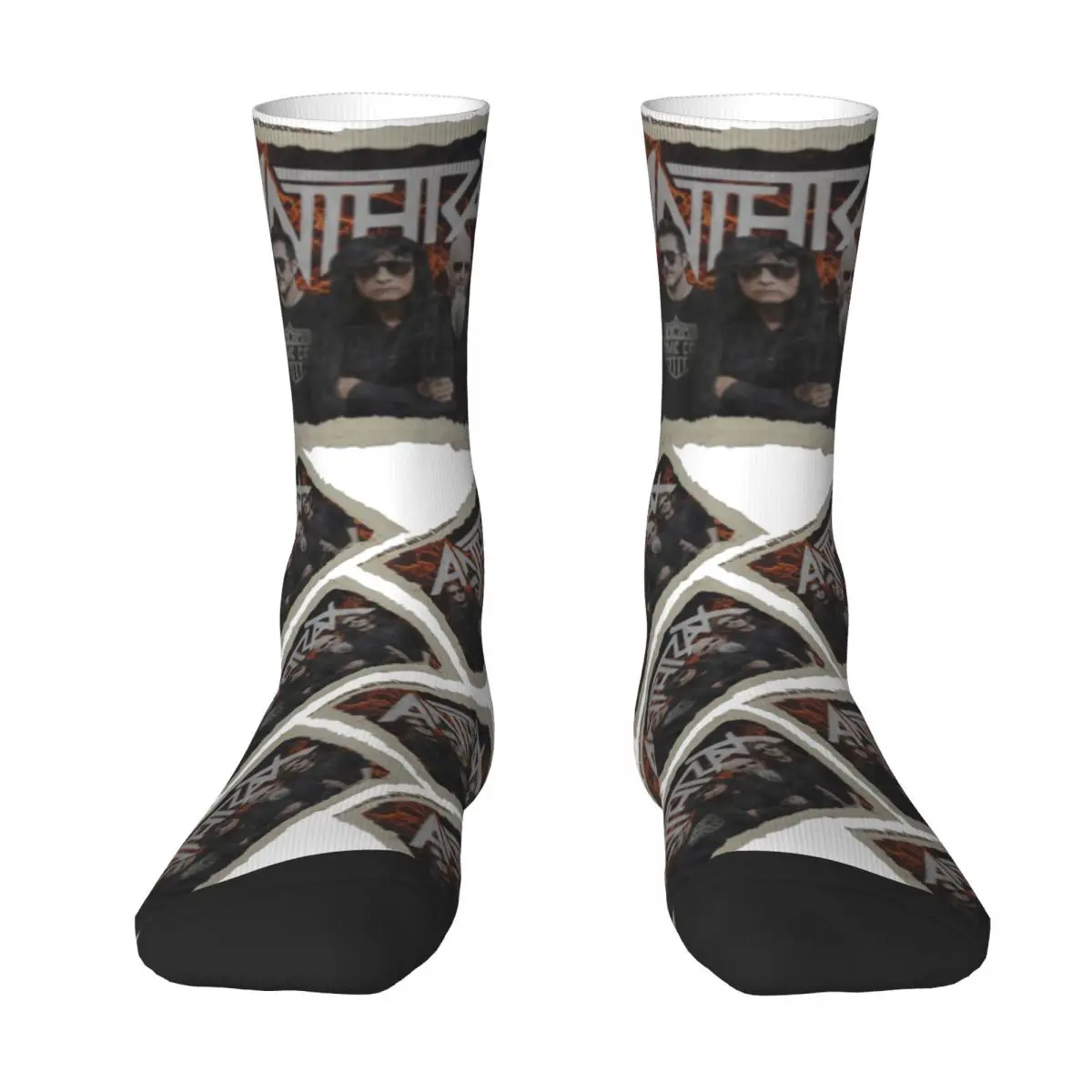 Anthrax Player Unisex Winter Socks Hiking Happy Socks Street Style Crazy Sock op luffy unisex winter socks hiking happy socks street style crazy sock