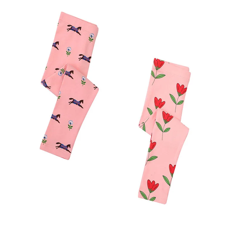 

Jumping Meters 2-7T Flowers Children's Leggings Pants Hot Selling Kids Skinny Trousers Full Pencil Pants Autumn Spring Pants