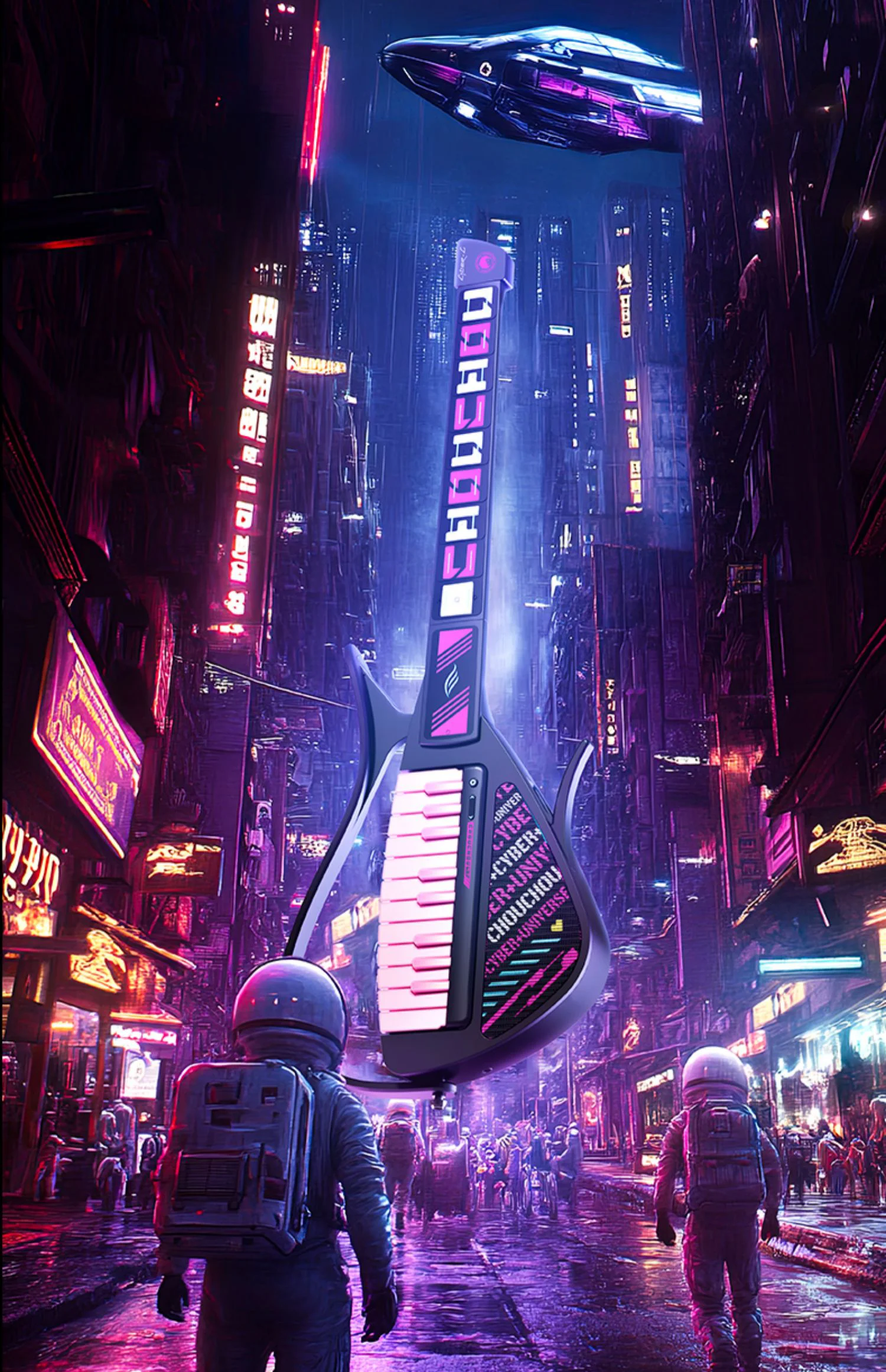 Enya Cyber G X Jay Chou Co-branded Cyber Electronic String-free Automatic Guitar Pick Keyboard