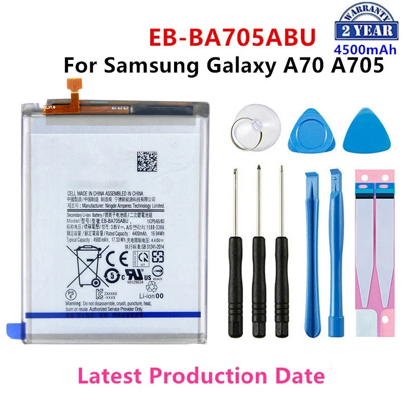 

Brand New EB-BA705ABU 4500mAh Replacement Battery For Samsung Galaxy A70 A705 SM-A705 A705FN SM-A705W Batteries+Tools