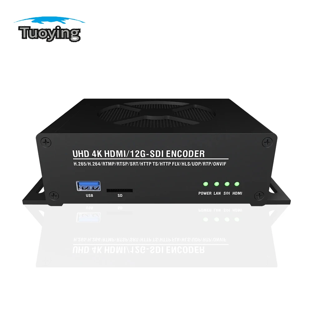 4K 60P Hdmi Sdi Encoder H265 H264 Hevc Catv Iptv Hdmi A Ip Sdi A Ip 4K Video Encoder Live Webcast Equipment