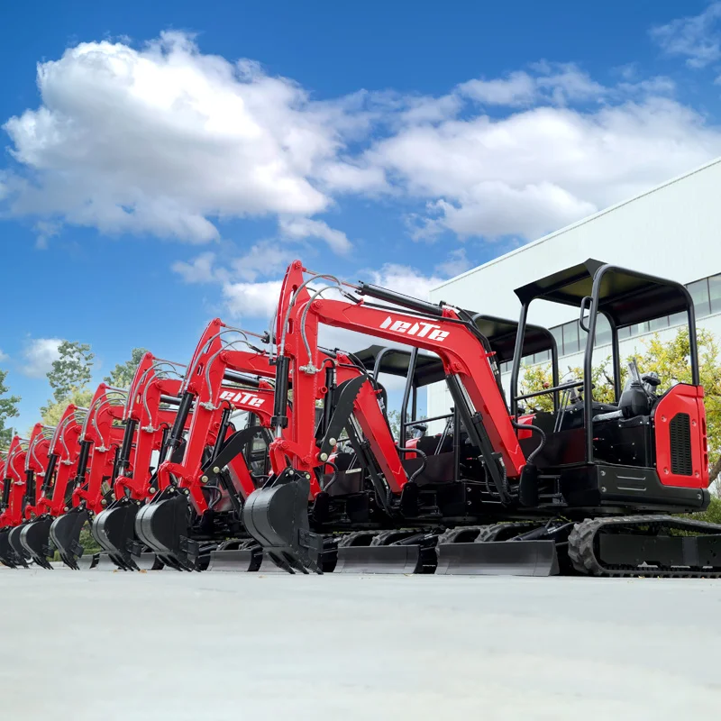 Personalizzazione Di Fabbrica Cina Ce/Epa/Euro V Piccoli Escavatori 1 Ton 2 Ton 2.5 Ton 3 Ton Mini Escavatore Idraulico Mini Escavatore