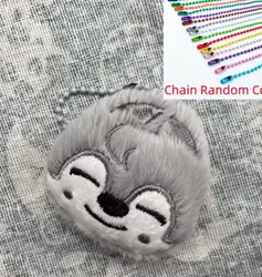 Adorable Animal Design Phone Charm for KPOP Fans - High - Quality Decorative Accessory (K - Gray Wolf)