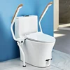 Folding Commode Toilet Armrest for The Elderly, Help Safety Toilet Assist Safety Railing, Anti Slip Assistance Stand Up Device 3