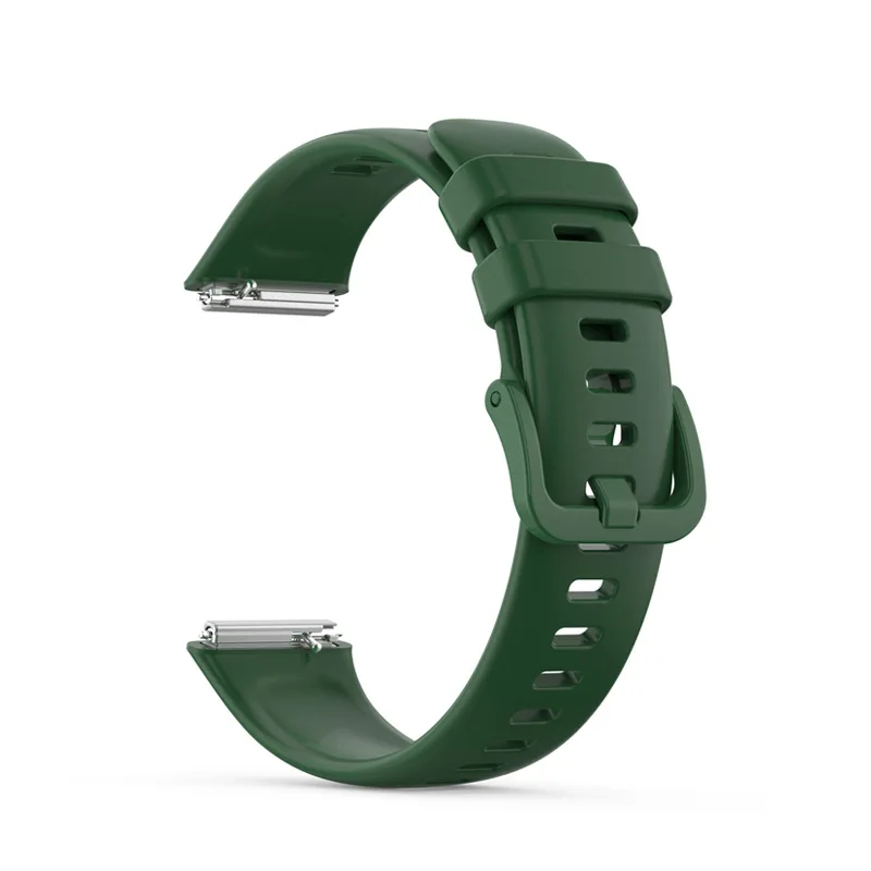 Silicone Sport Watchband - Soft TPU Replacement Bracelet Strap