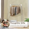Clothes Drying Rack 53.5 Inch Folable Laundry Drying Rack Stretchable Clothes Drying Hanger with Non Slip Feet Stainless Steel 6