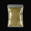 Food Grade Zip Lock Bag 100pcs Matte Transparent Zipper Resealable Plastic Pouch - Self-sealing Packaging for Underwear / Snacks 5