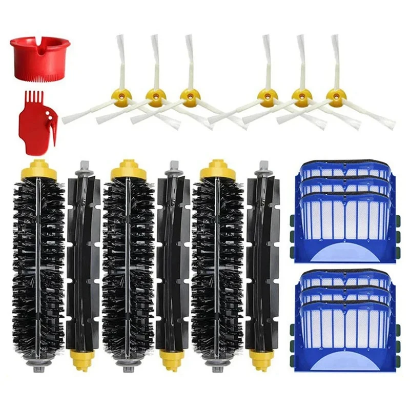 

Фильтр для пылесоса Irobot Roomba, основной ролик, боковая щетка, серия 500, 600, 690, 680, 660, 651, 650, сменный набор аксессуаров