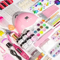 Nail Kit for Beginners Full Acrylic Manicure Kit with Drill and UV Light Nail Extension DIY Complete Starter Kit 1