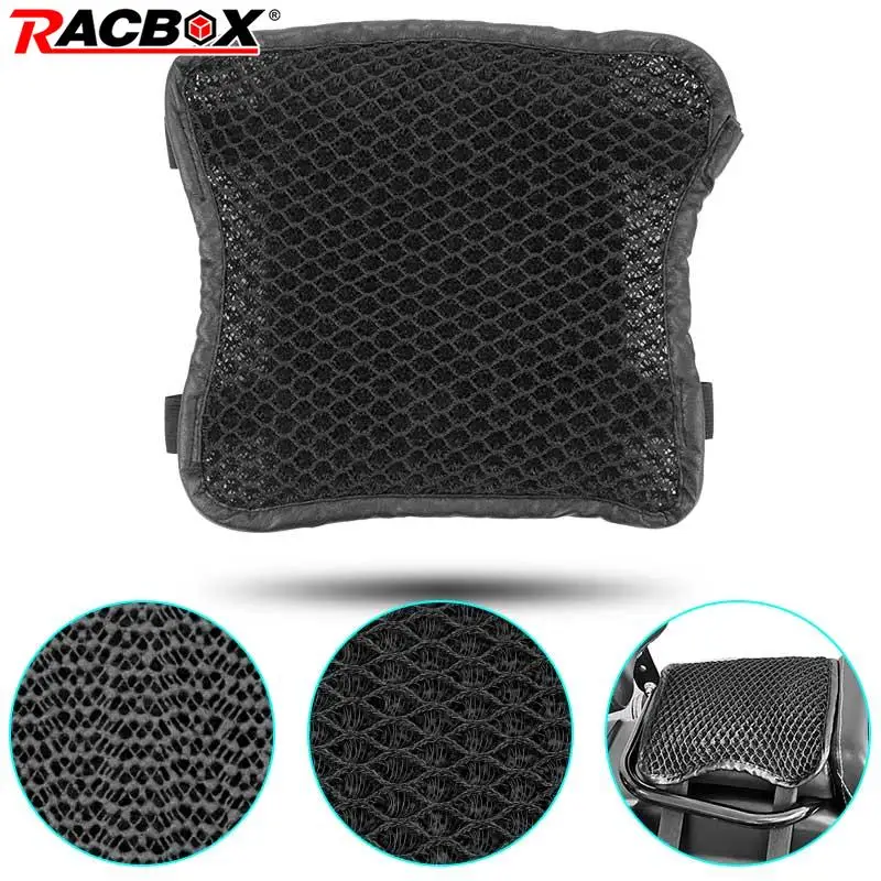 

Motorcycle Backseat Cushion 3D Mesh Cushion Anti-slip mesh Seat Cover Breathable Motorbike Protecting Cushion Seat Cover