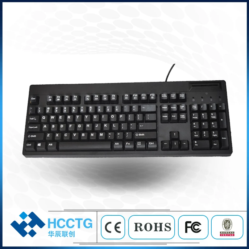 Keyboard (Membrane keys) with MSR (Track1/2/3) and Smart card reader HCC150U