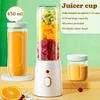 Portable Blender Bottle Fruit Juicer 500ML Personal Lemon Blender with 6 Blades BPA Free Kitchen Automatic Fresh Squeezer Travel 2