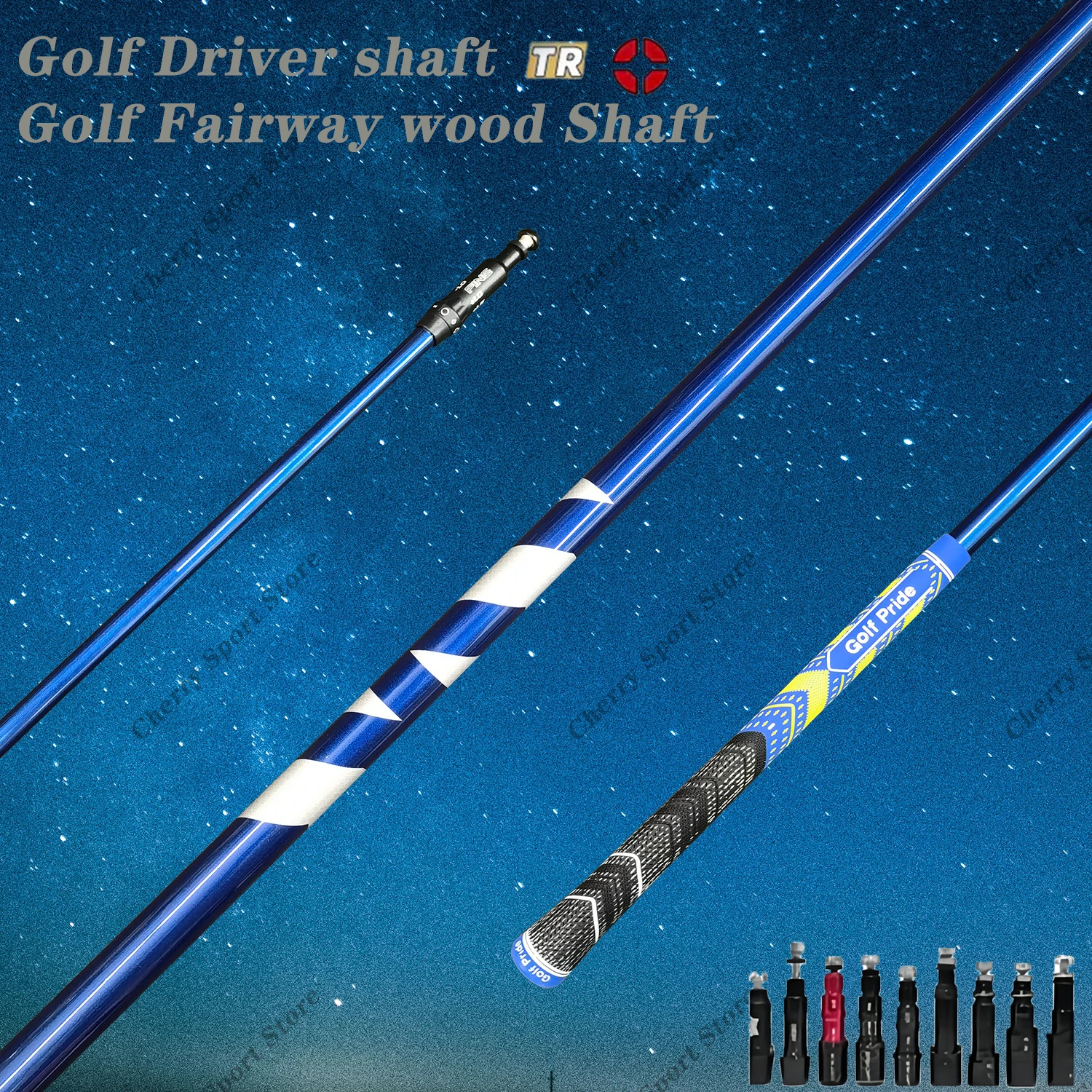 

Graphite Golf Driver Shaft Flex, Fuji-Ven TR 5, 6, 7 Blue Color, Highly Elastic, R, S, X, Free Assembly Sleeve and Grip