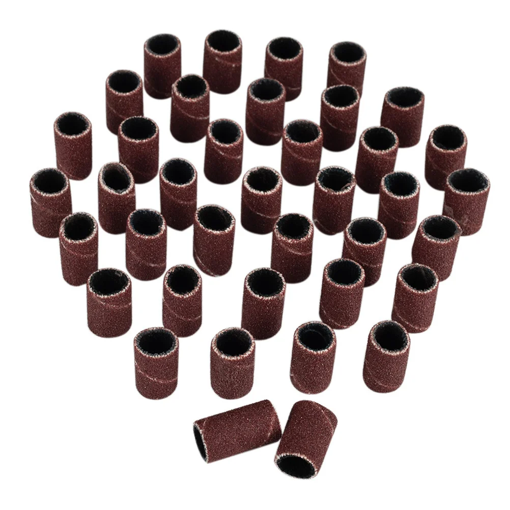 

100 Pcs Heads to Nails Sanding Cap Manicure Milling Professional Material Gel