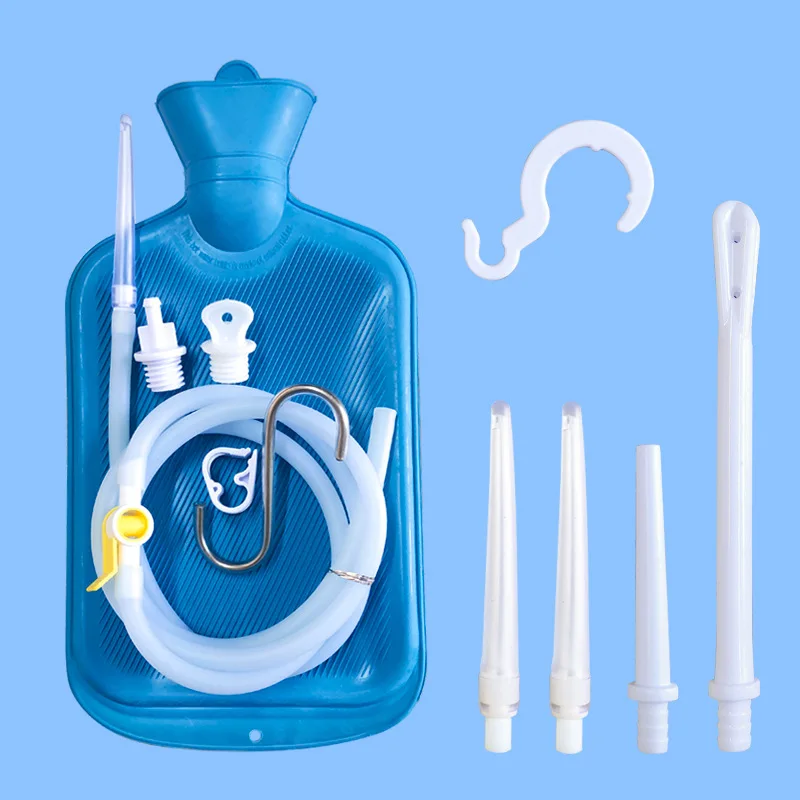 Enema Kit For Colon Detox Cleanse Enemas Enema Bag Long Silicone Hose 5