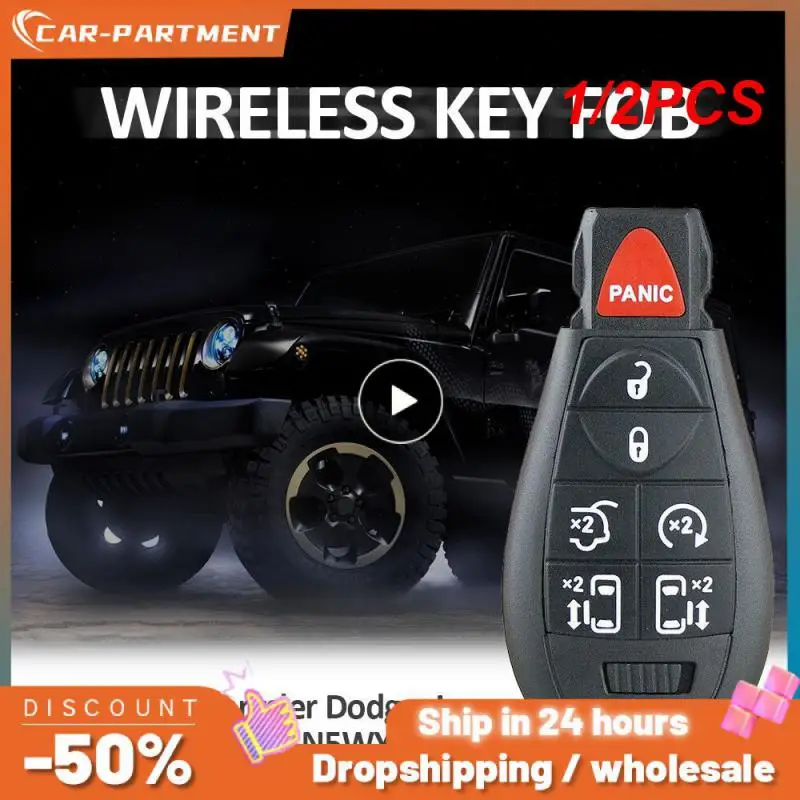 

1/2 шт., запасные ключи для Chrysler Dodge 2011-2019, PCF7945