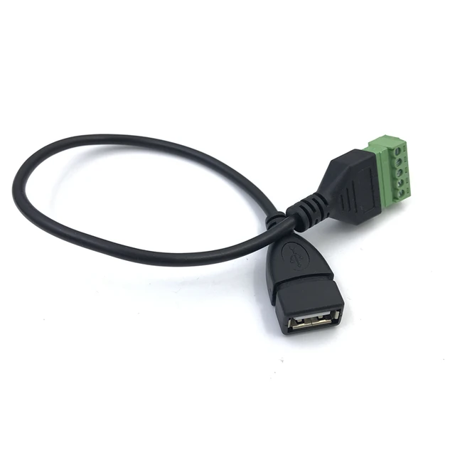 Conector USB 2,0 hembra B Micro usb mini usb tipo C macho a 5 pines