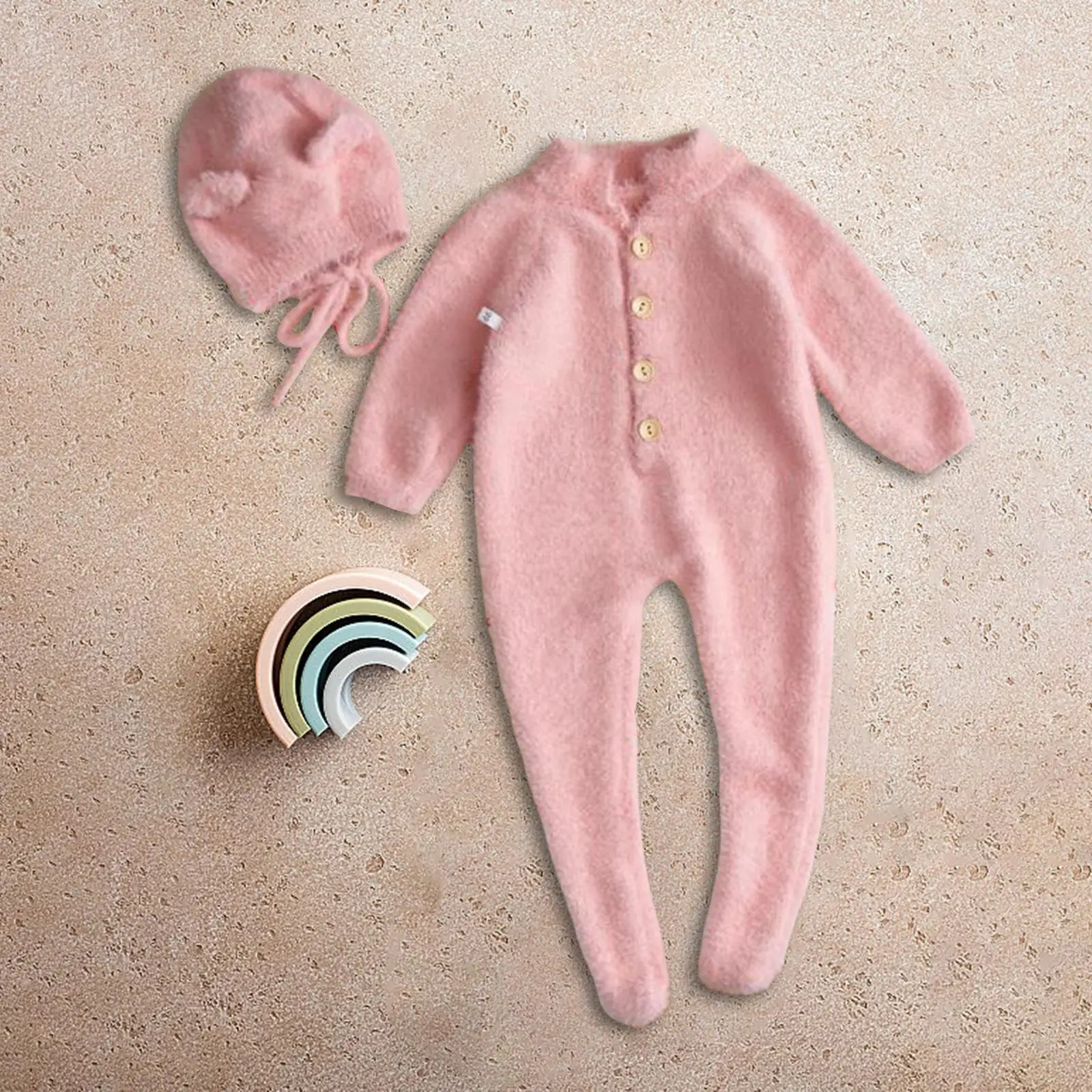 

Long Sleeve Jumpsuit Outwear with Hat Long Leg Romper for Wedding Party Photograph Thanksgiving Day Family Gathering Sleepwear