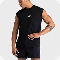 Men's Sleeveless Sports Shirt, Gym Fitness, Running, Quick Drying Vest, Breathable, Loose, Training, Summer Men's Wear 2