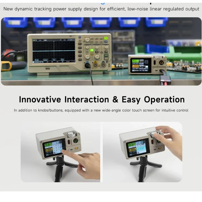 ISDT Esther MP305B Adjustable Power Supply Programmable Linear DC Voltage Regulator 2.8-inch Touch Screen APP Portable thumbnail 2