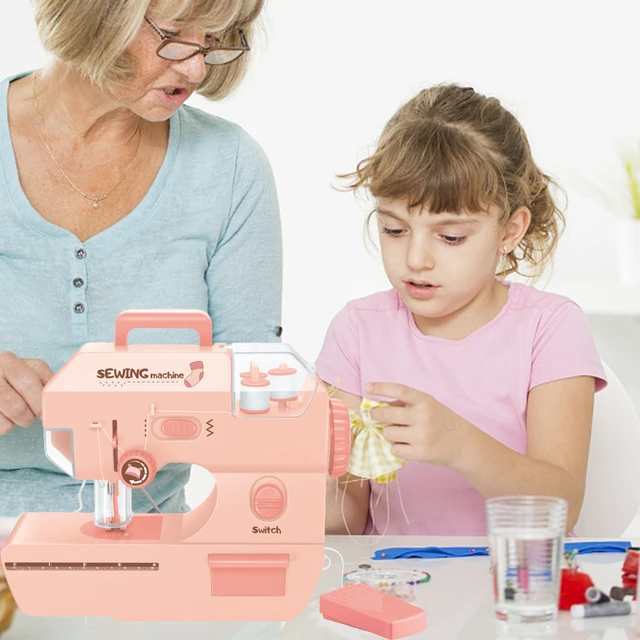 Mini Kids Simulation Electric Sewing Machine Small Appliances Kids  Educational Toys For Children Gift - Housekeeping Toys - AliExpress